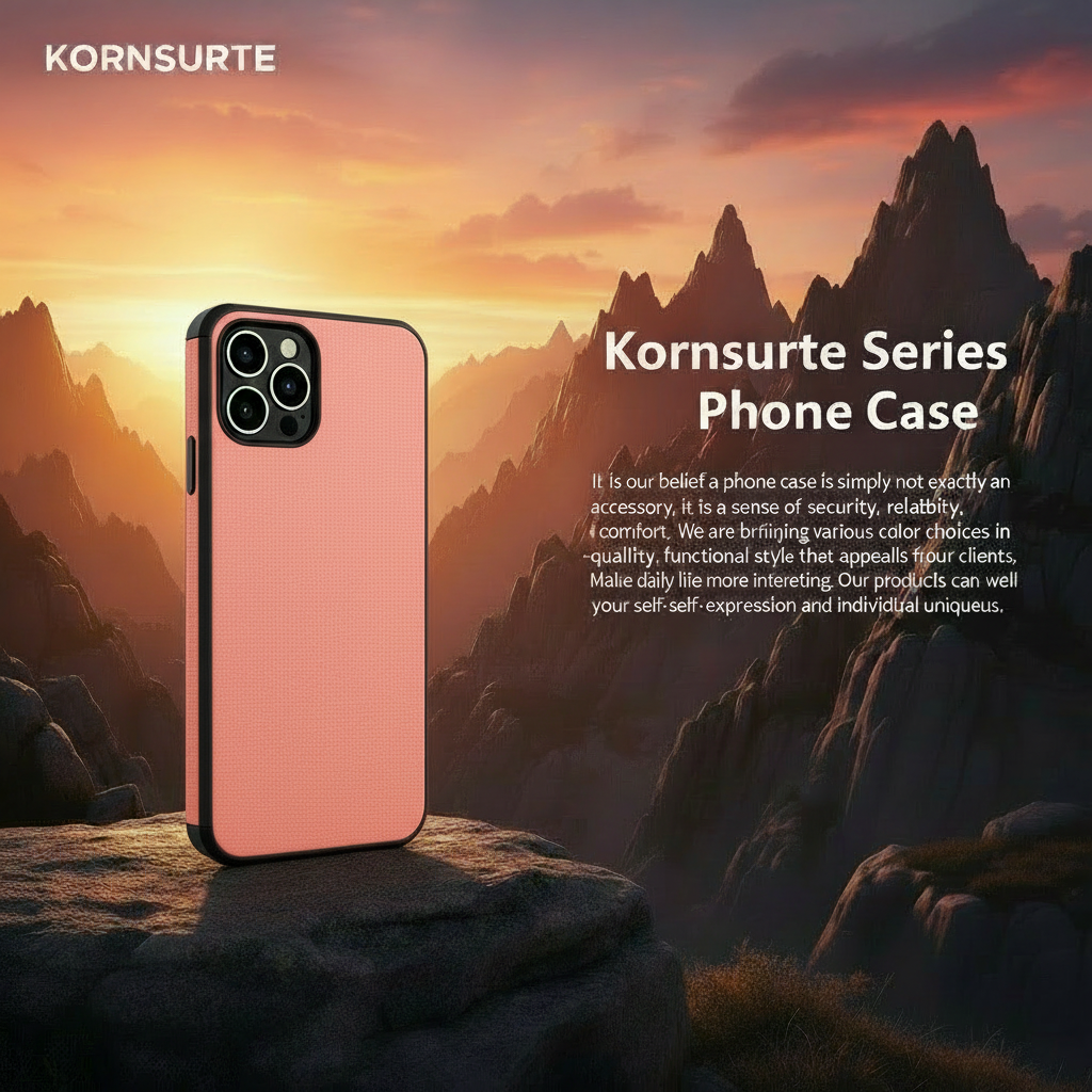 Kornsurte iPhone 4.7" Cooling Case with Screen & Lens Protectors - Heat Dissipation (Pink)