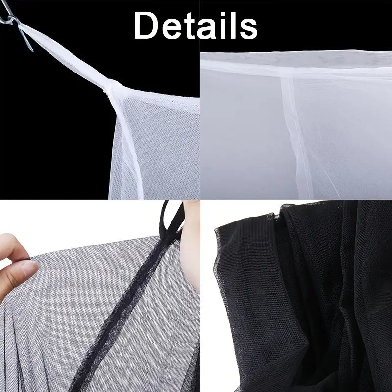 Elegant 4-Corner Mosquito Net Canopy - Luxury Bed Netting for Bedrooms