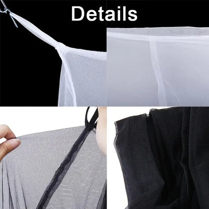 Elegant 4-Corner Mosquito Net Canopy - Luxury Bed Netting for Bedrooms