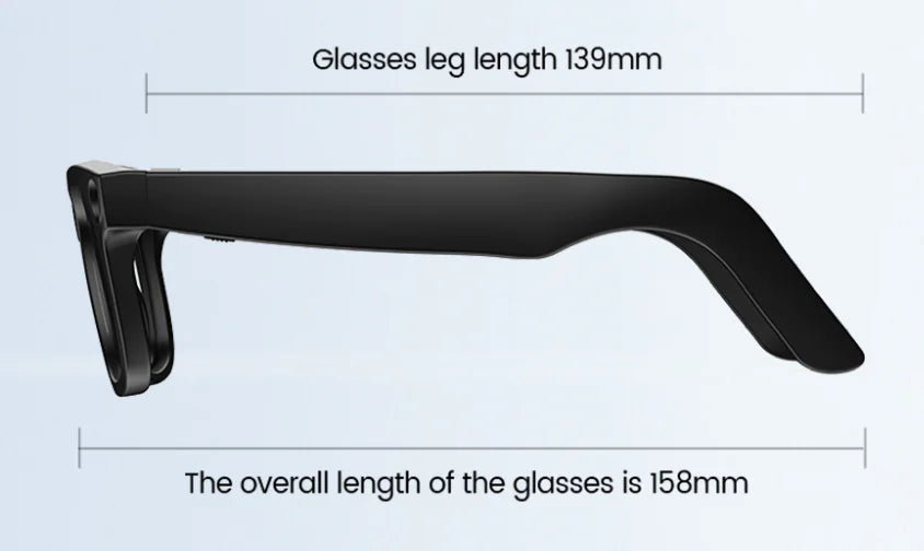 AI Camera Smart Glasses - HD Video Recording, Translation & Voice Control