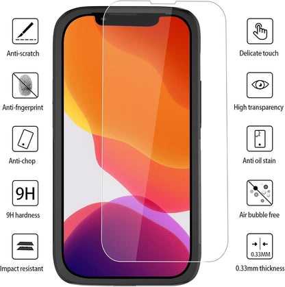 GREWORD iPhone 11 Pro Max Case with 2 Tempered Glass Screen Protectors - Heavy Duty Military Grade Protection 6.5"