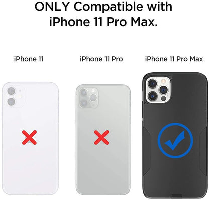 GREWORD iPhone 11 Pro Max Case with 2 Tempered Glass Screen Protectors - Heavy Duty Military Grade Protection 6.5"