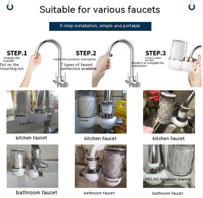 Faucet Water Filter - Tap Purifier for Clean Drinking Water