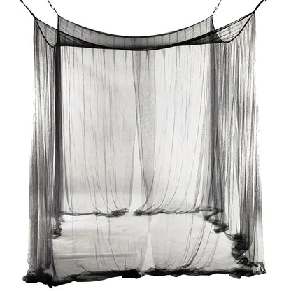 Elegant 4-Corner Mosquito Net Canopy - Luxury Bed Netting for Bedrooms