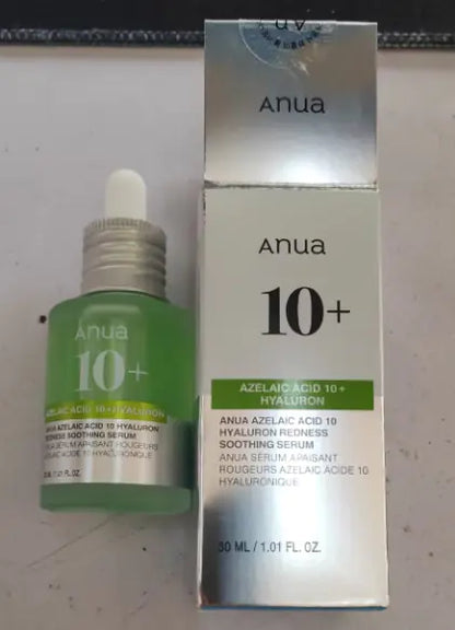 Azelaic Acid 10% + Hyaluronic Acid Serum - Redness Relief & Skin Texture (30ml)