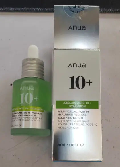 Azelaic Acid 10% + Hyaluronic Acid Serum - Redness Relief & Skin Texture (30ml)