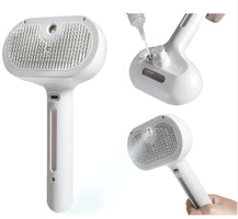 Pet Hair Spray Brush - 3-in-1 Grooming Tool for Dogs & Cats
