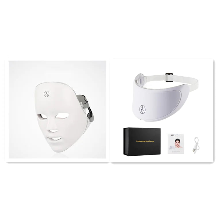 LED Light Therapy Facial Device - Professional Skin Rejuvenation & Anti-Aging