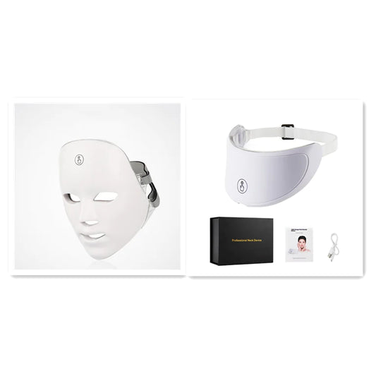 LED Light Therapy Facial Device - Professional Skin Rejuvenation & Anti-Aging