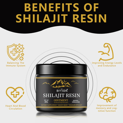 Pure Himalayan Shilajit Resin 30g - Natural Energy & Vitality Booster