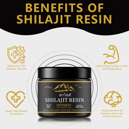 Pure Himalayan Shilajit Resin 30g - Natural Energy & Vitality Booster