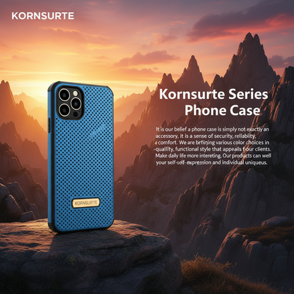 Blue Breathable Mesh Kornsurte Case Mountain Banner