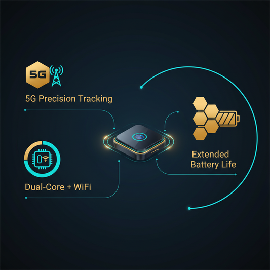 GPS Tracker Features Infographic
