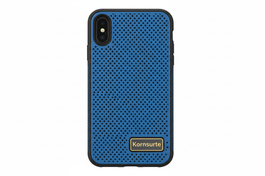 Kornsurte iPhone XS Max Cooling Case with Screen & Lens Protectors - Heat Dissipation 6.5" (Blue)
