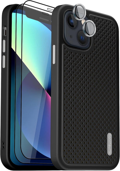 Kornsurte iPhone Cooling Case with Screen & Lens Protectors - Heat Dissipation