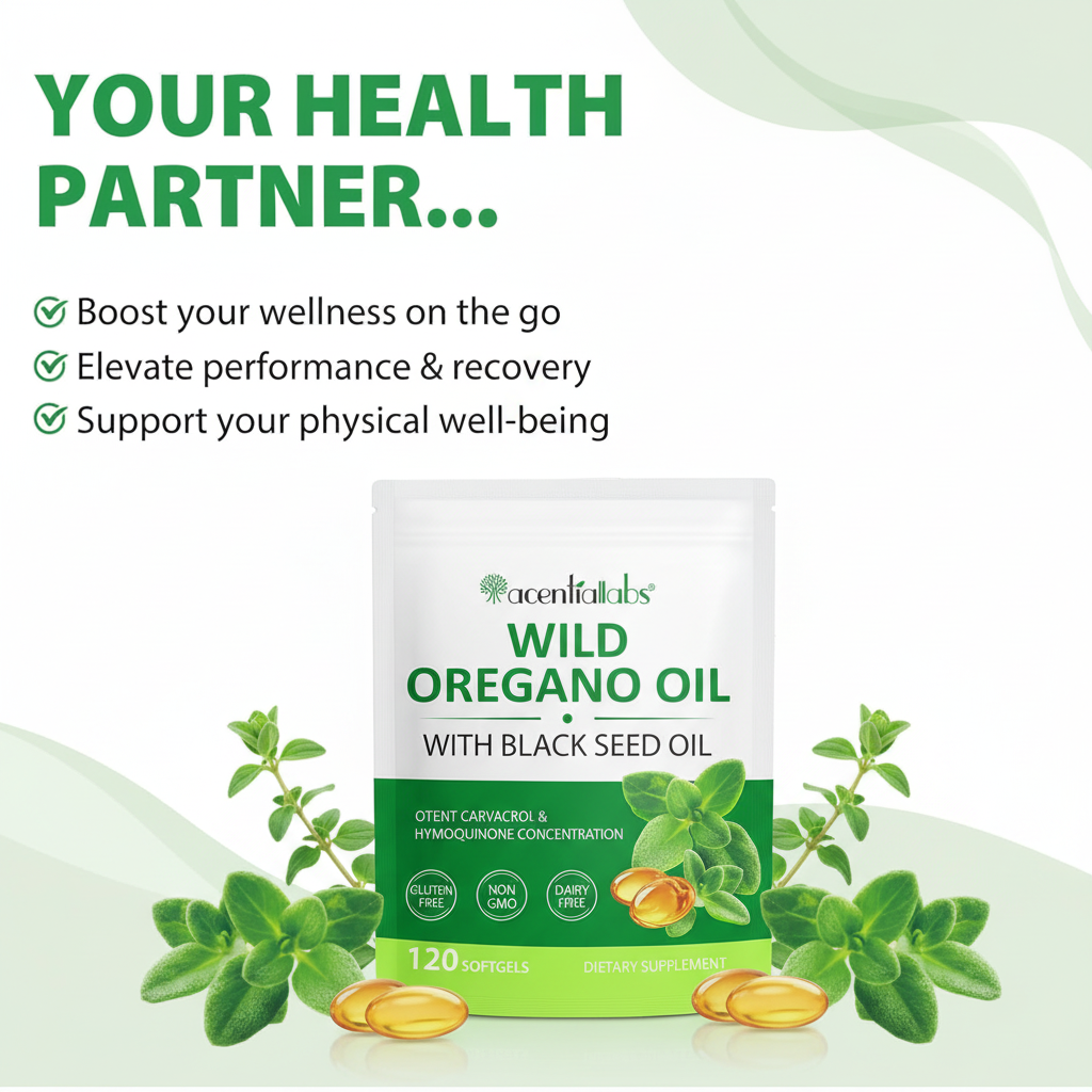 Oregano Oil Product Image - Product Focus