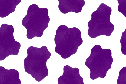 purple cow print